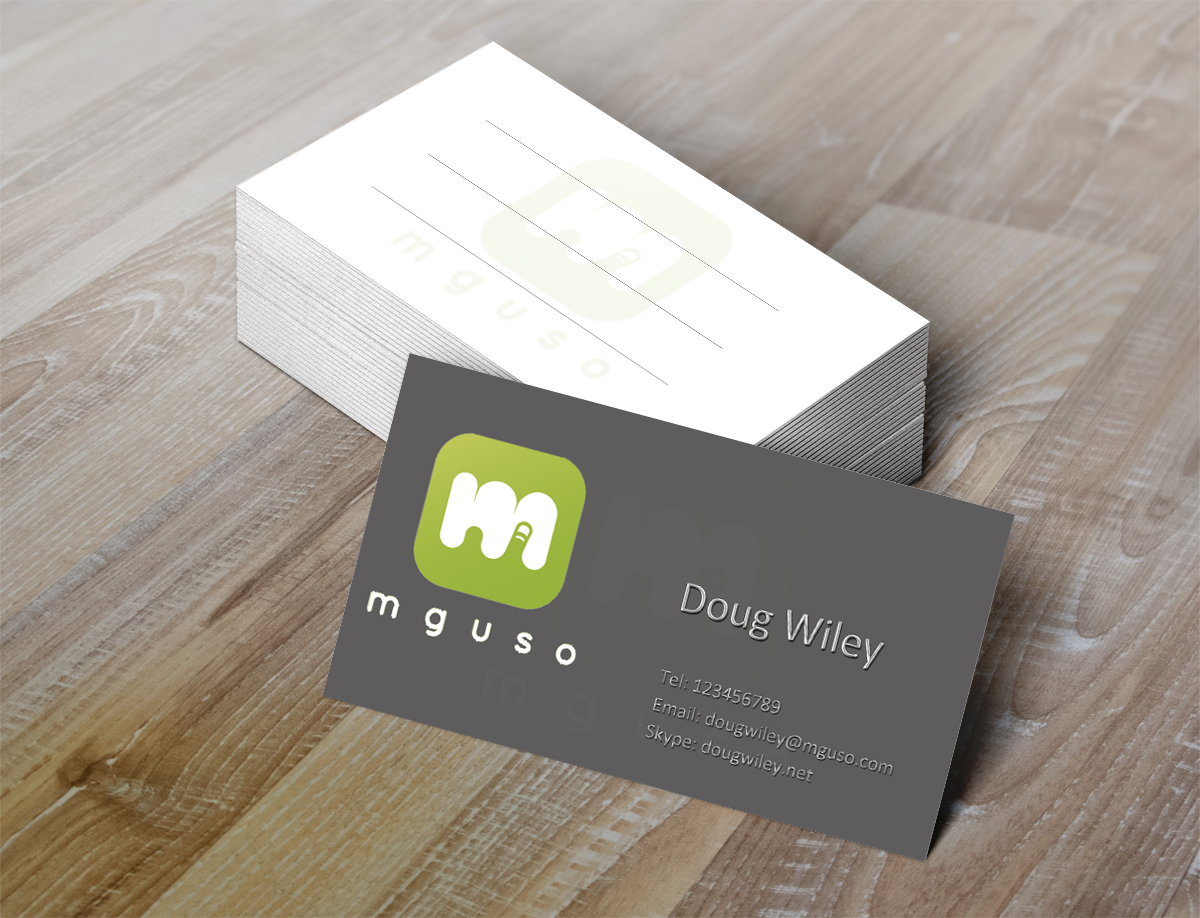 Business Card Design by Ather for Mguso | Design #3838650