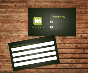 Diseño de Tarjeta de Presentación por Sagar More para Mguso | Diseño: #3804108