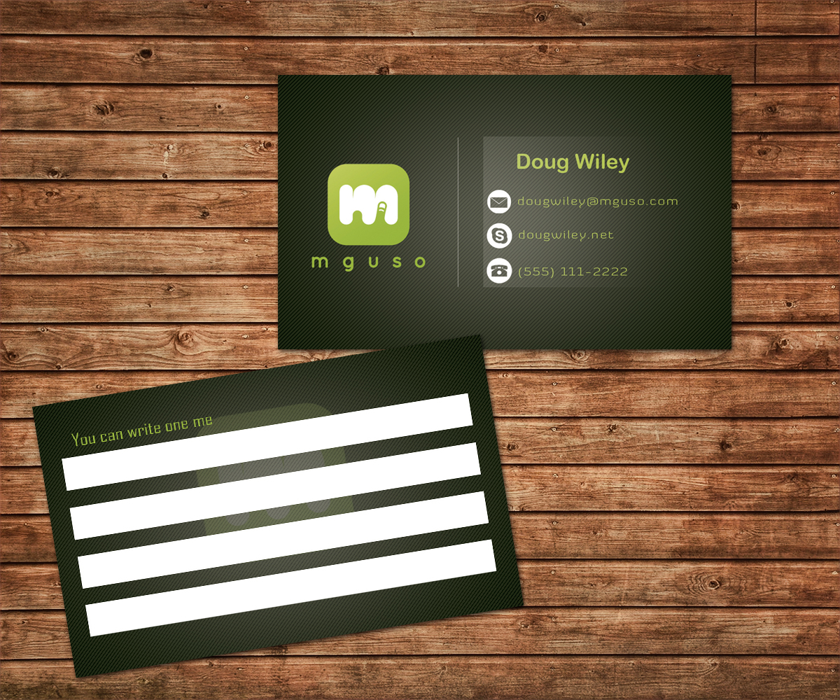 Design de Carte de Visite par Sagar More pour Mguso | Design #3812031