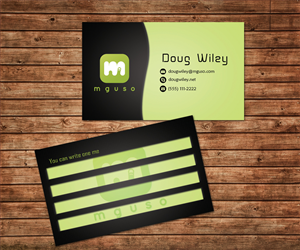 Business Card Design by Sagar More for Mguso | Design #3812385