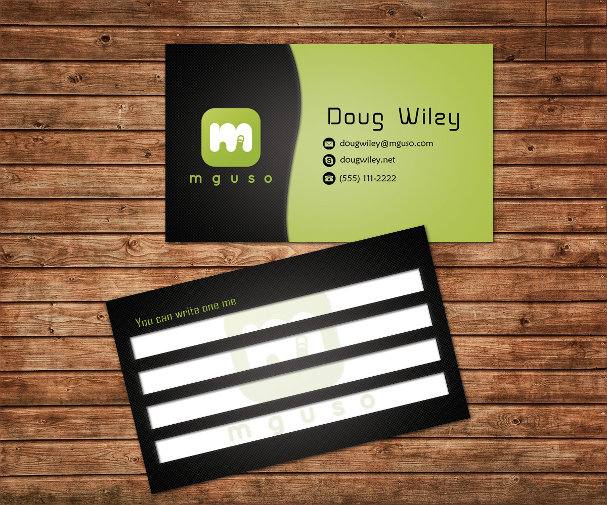 Design de Carte de Visite par Sagar More pour Mguso | Design #3814454