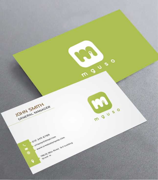 Diseño de Tarjeta de Presentación por AwsomeD para Mguso | Diseño #3815907