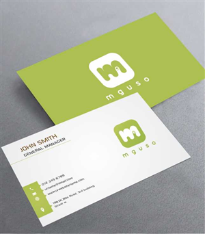 Design de Carte de Visite par AwsomeD pour Mguso | Design : #3815907