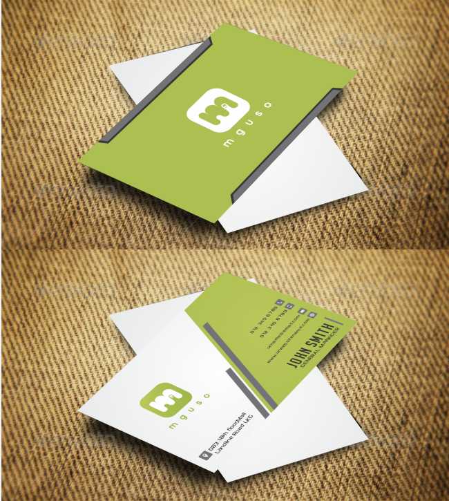 Diseño de Tarjeta de Presentación por AwsomeD para Mguso | Diseño #3815908