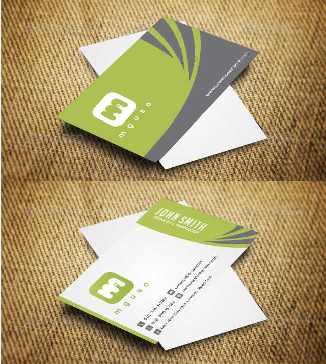 Diseño de Tarjeta de Presentación por AwsomeD para Mguso | Diseño #3815910