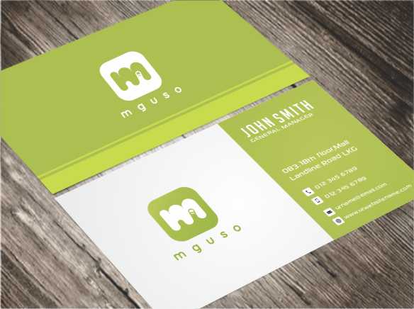 Diseño de Tarjeta de Presentación por AwsomeD para Mguso | Diseño #3815917