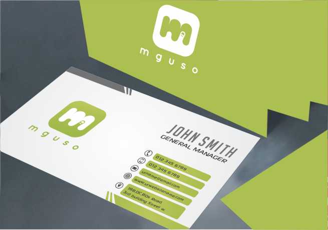 Diseño de Tarjeta de Presentación por AwsomeD para Mguso | Diseño #3815918