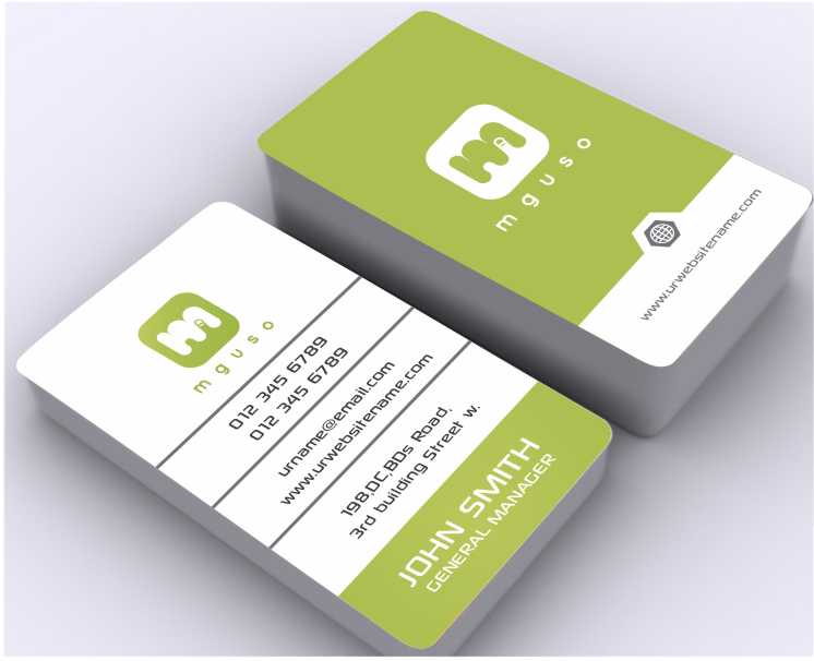 Diseño de Tarjeta de Presentación por AwsomeD para Mguso | Diseño #3815927