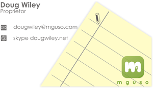 Business Card Design by Artissan for Mguso | Design: #3793757