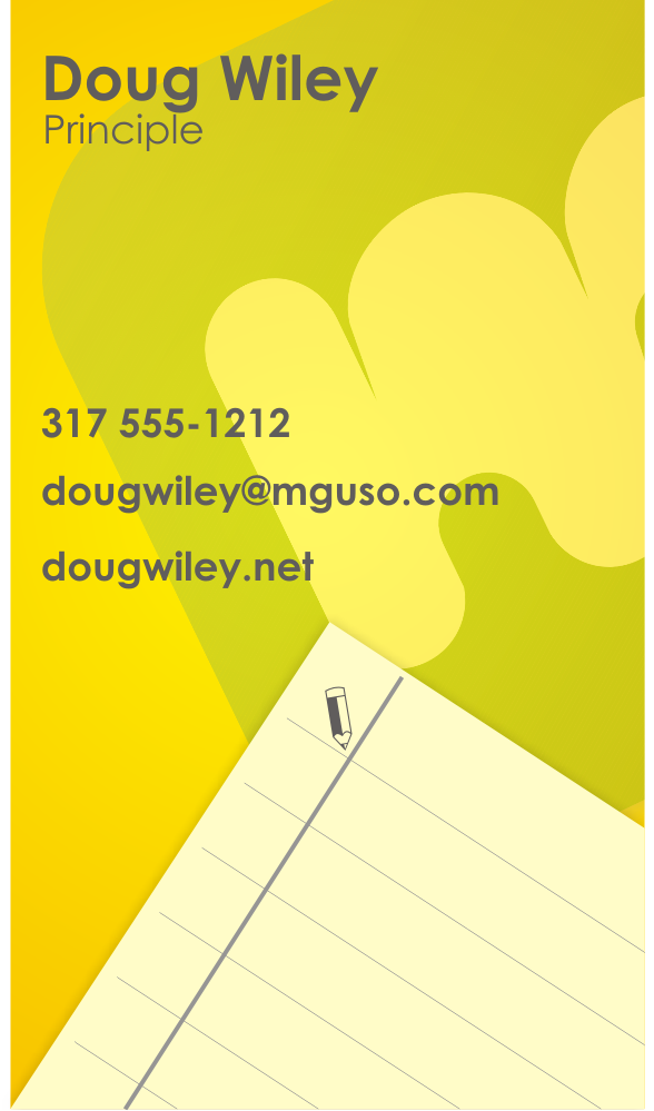 Diseño de Tarjeta de Presentación por Artissan para Mguso | Diseño #3813205