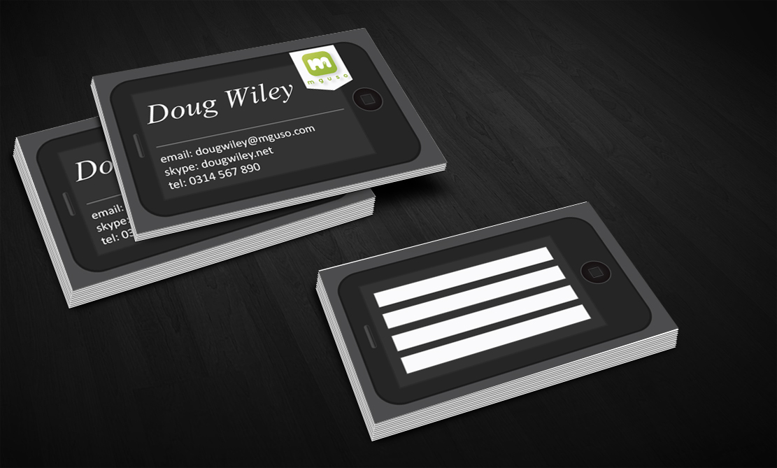 Diseño de Tarjeta de Presentación por RaduBanu para Mguso | Diseño #3826972