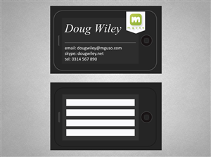 Business Card Design by RaduBanu for Mguso | Design #3826980
