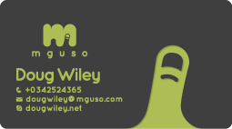 Visitenkarten-Design von MrBranding für Mguso | Design #3822047