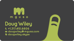 Diseño de Tarjeta de Presentación por MrBranding para Mguso | Diseño #3830825