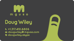 Design de Carte de Visite par MrBranding pour Mguso | Design : #3855118