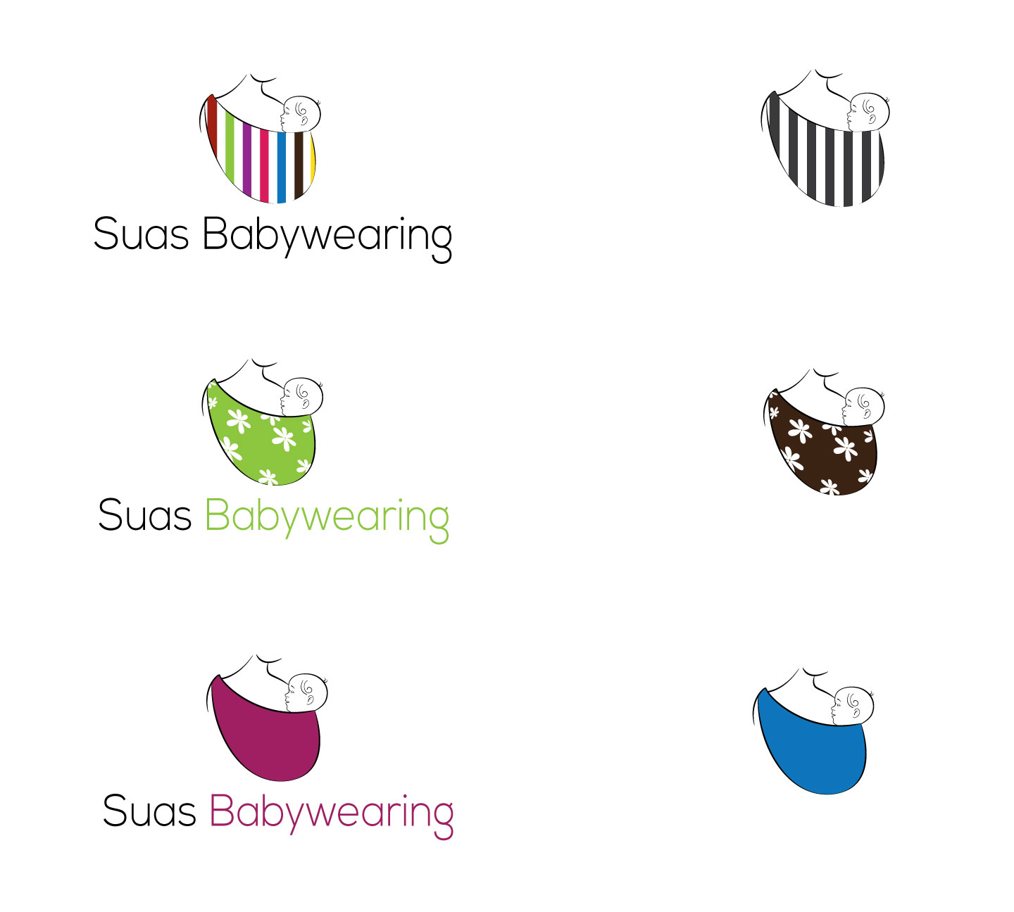 Logo Design by Gentle-Spring-Rain for Suas Babywearing | Design #3819414
