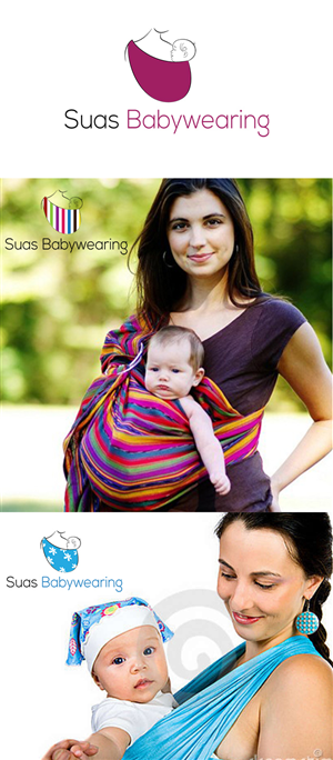 Logo Design by Gentle-Spring-Rain for Suas Babywearing | Design: #3819576