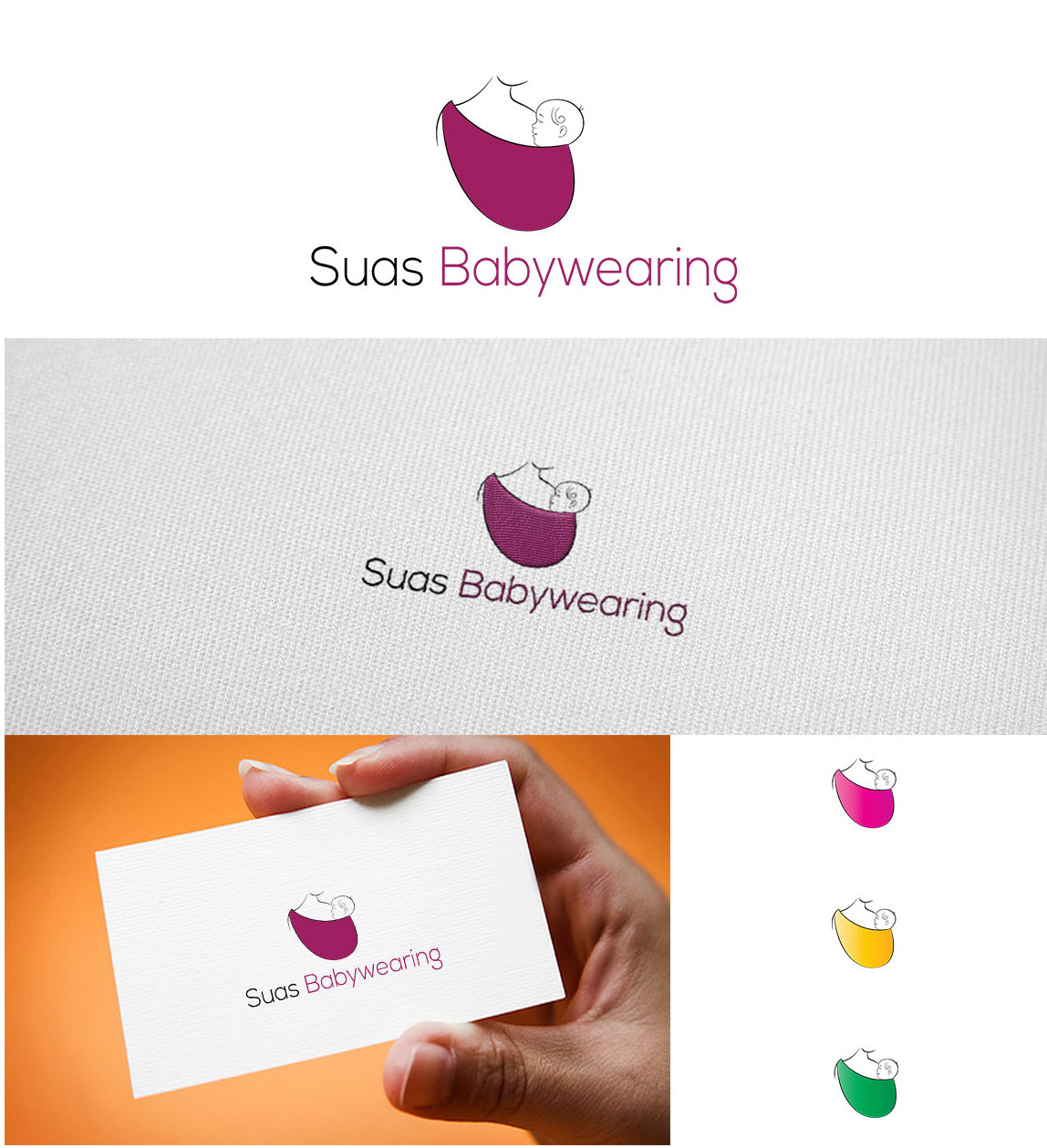 Logo Design by Gentle-Spring-Rain for Suas Babywearing | Design #3826436