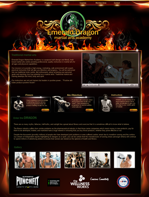 Martial Arts Website | Diseño Web por eMango