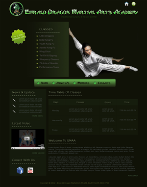 Web Design by Mak Grg for this project | Design: #1007515