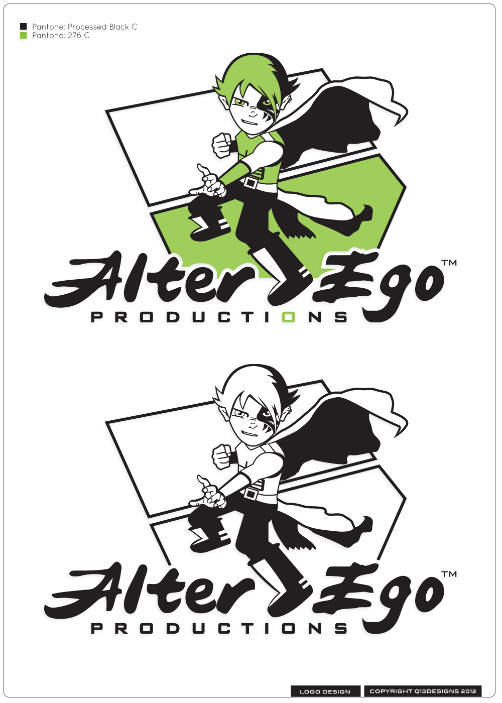 Logo Design by Suzie Q - Q13Designs.com for Alter Ego | Design #1023583