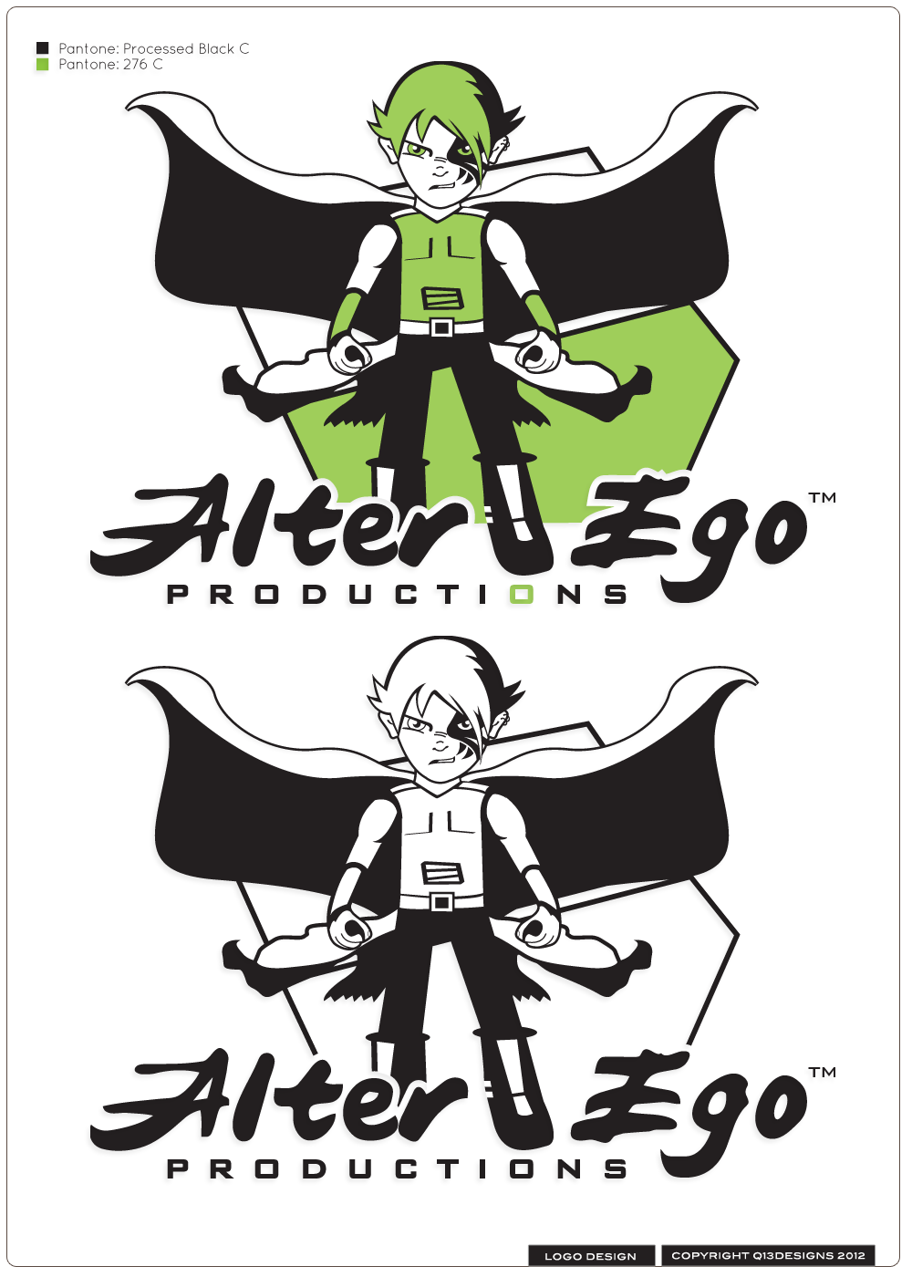 Logo Design by Suzie Q - Q13Designs.com for Alter Ego | Design #1043575