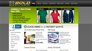 Logo Design by Spektron Designs for Bold Merchandise Inc. | Design: #3822537