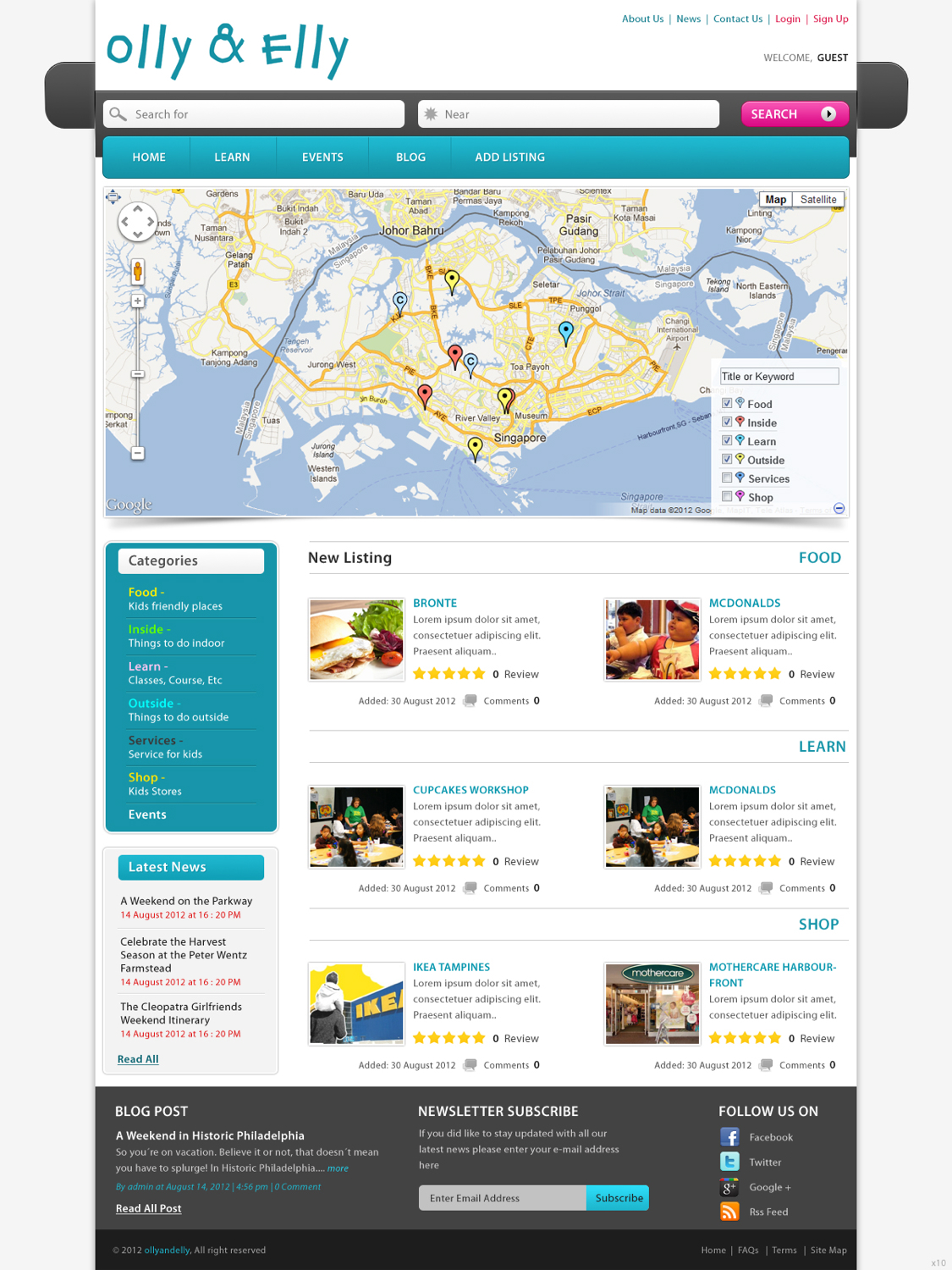 Design Wordpress par pb pour Spoon Creative Pte Ltd | Design #1008449