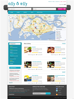 Wordpress Design by pb for Spoon Creative Pte Ltd | Design: #1008449