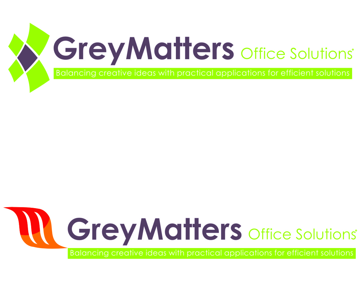 Diseño de Logo por blueseal para GreyMatters Office Solutions | Diseño #3806115