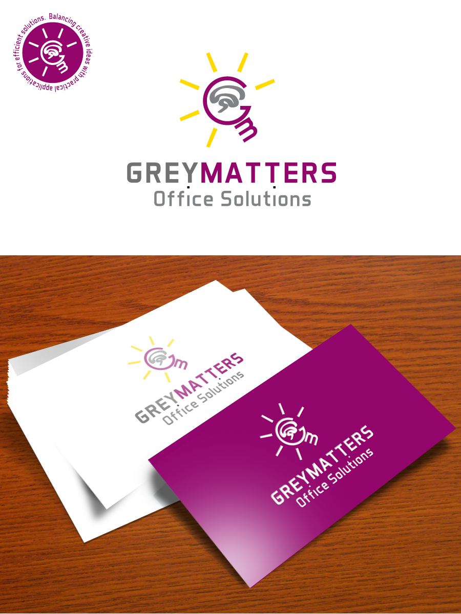 Logo Design by briliana for GreyMatters Office Solutions | Design #3851626