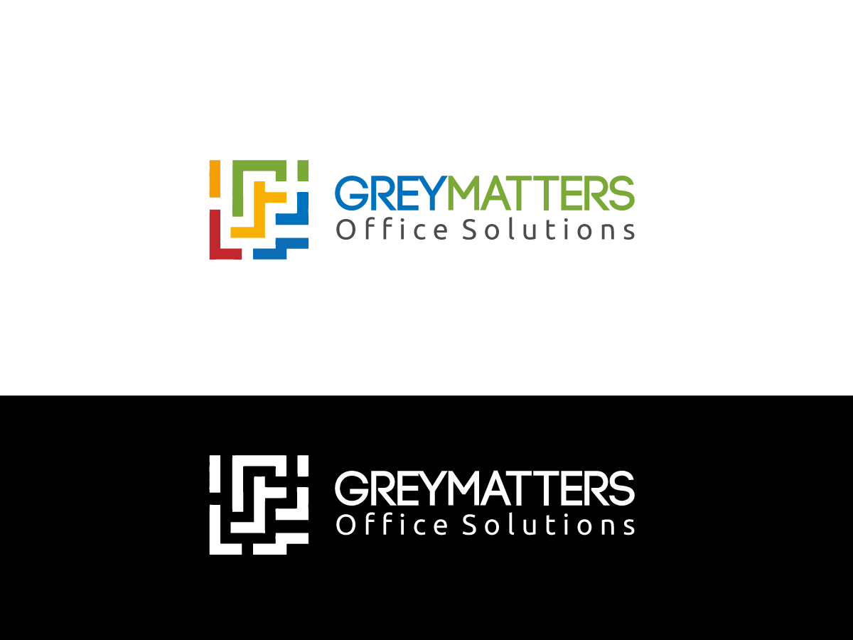 Office Logo Design for GreyMatters Office Solutions by ConceptFactory ...