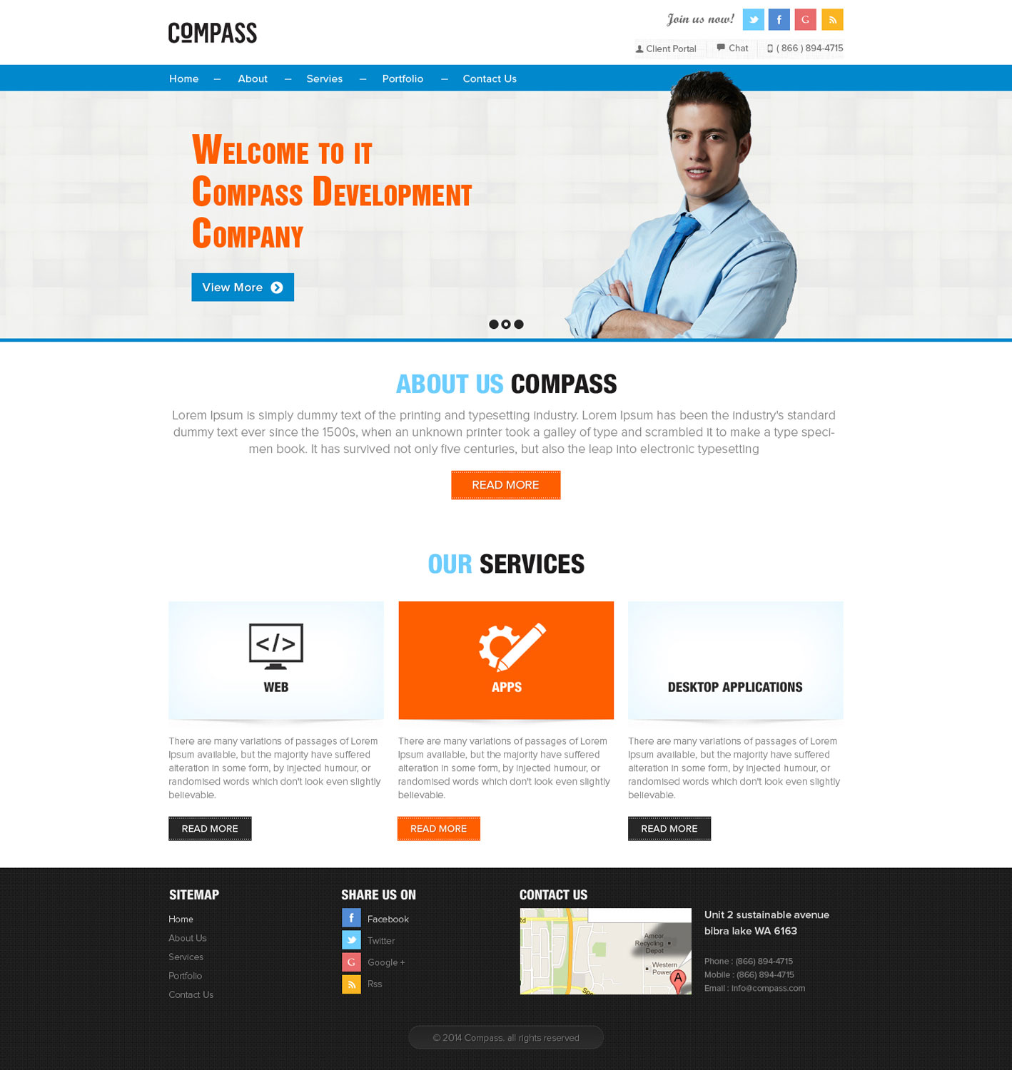 Web Design by AVROM for Compass | Design #3818355