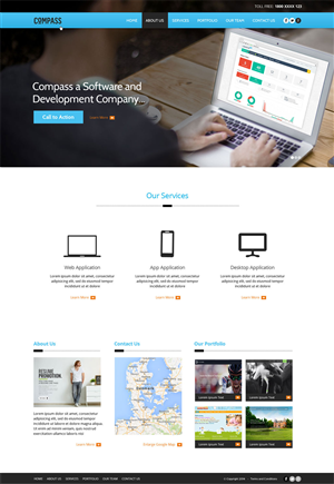 Web Design by AVROM for Compass | Design: #3857724