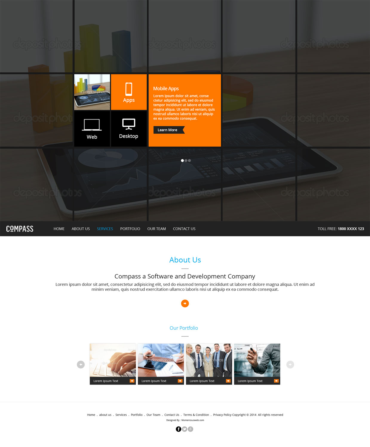 Diseño Web por AVROM para Compass | Diseño #3860702