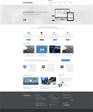 Web Design by aarsita for Compass | Design: #3872476