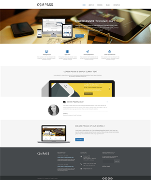 Web Design by aarsita for Compass | Design: #3874626
