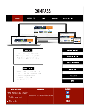 Web Design par Mo Desinger pour Compass | Design #3805989