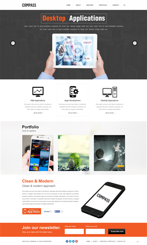 Web Design by pb for Compass | Design: #3852932