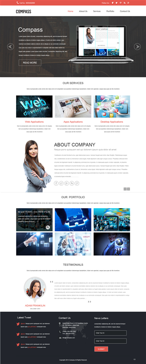 Web Design by pb for Compass | Design: #3852934