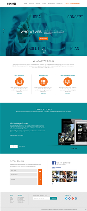 Web Design by pb for Compass | Design: #3852945