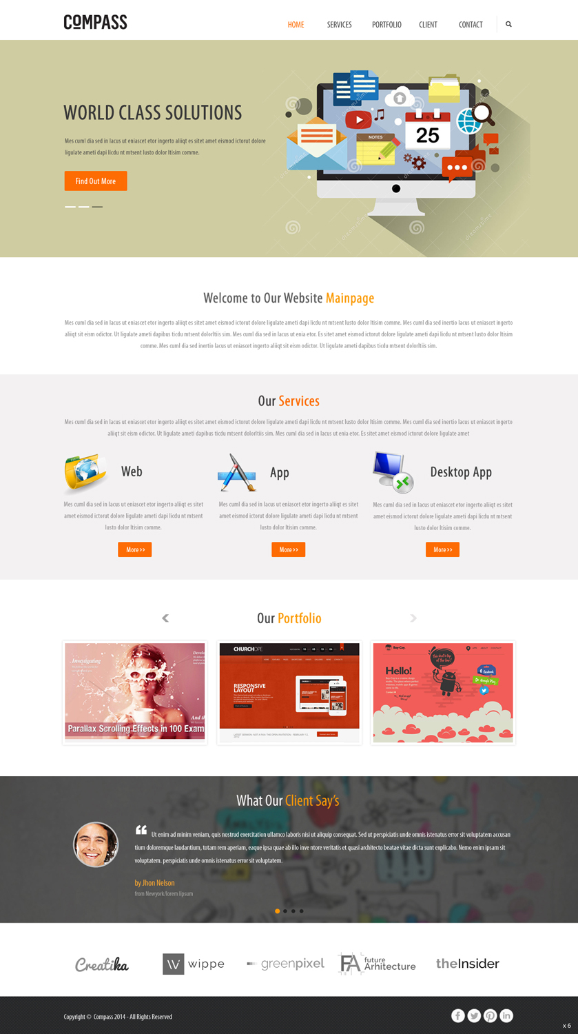 Web-Design von pb für Compass | Design #3852949