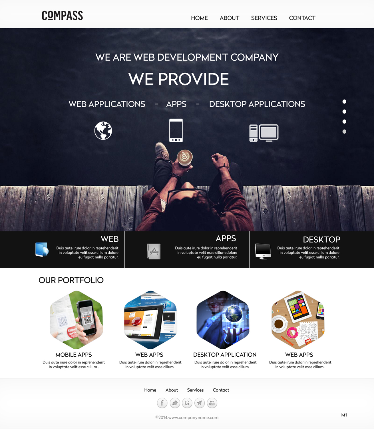 Web Design par pb pour Compass | Design #3853628