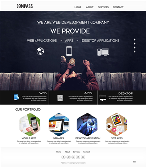 Web Design by pb for Compass | Design: #3853628