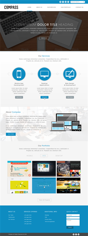 Web Design by JM for Compass | Design: #3835197