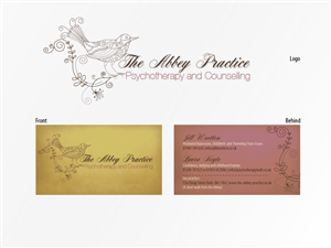 Business Card Design by moria13 for The Abbey Practice | Design: #3851993
