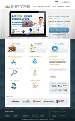 Web Design par creative suite pour Impyre, LLC | Design : #1018574