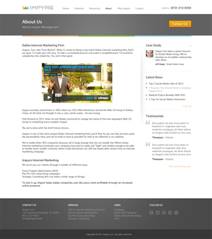 Web Design by Epul for Impyre, LLC | Design: #1027595