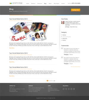 Web Design by Epul for Impyre, LLC | Design: #1027661