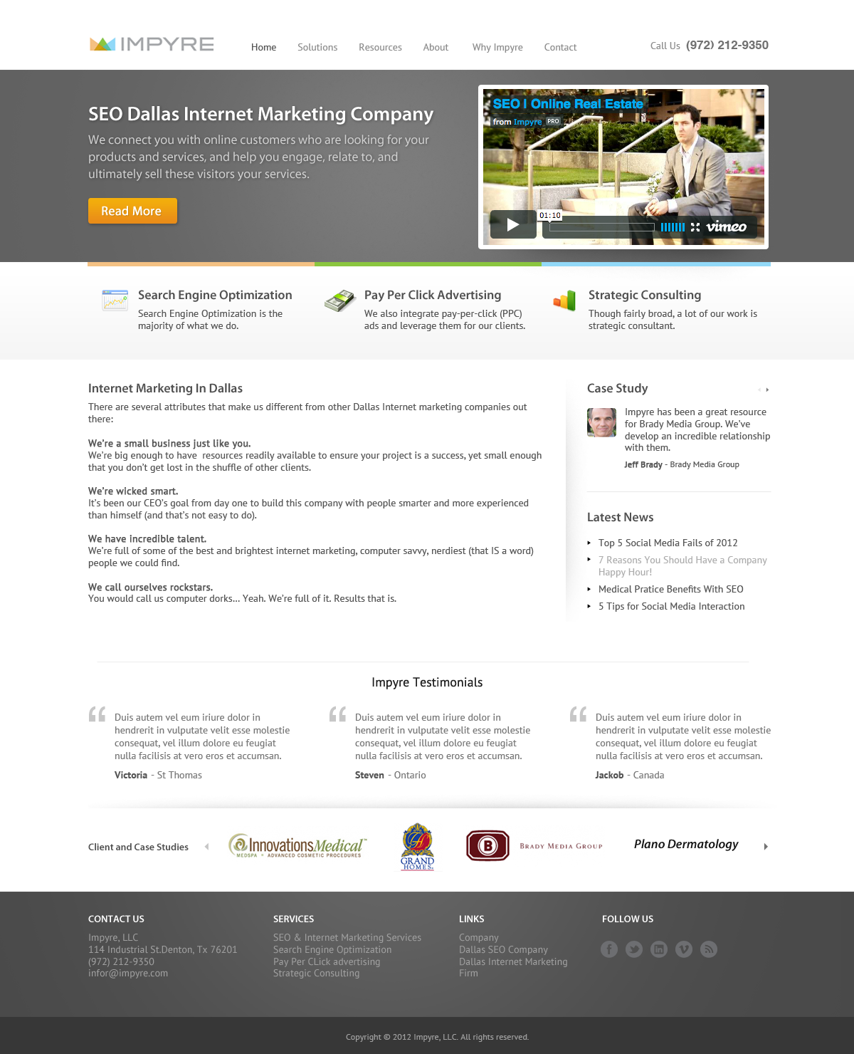 Web Design by Epul for Impyre, LLC | Design #1027715